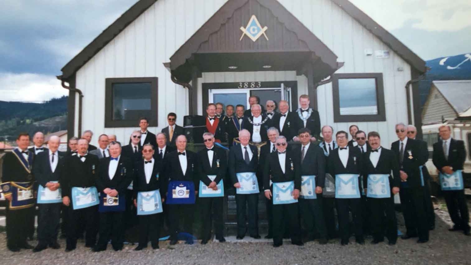 a photo of the brethren of omineca lodge no 90 in smithers bc.